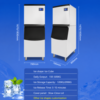 Machine à glaçons en blocs, en cubes et en boules, de qualité commerciale, transparente comme du cristal, pour restaurants/boutiques/hôtels