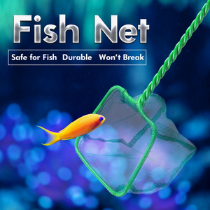 Accessoires d'aquarium Offre Spéciale Fish Tank Filet de poisson rond carré Filet de poisson Aquarium Filet de pêche vert - Product Image 2