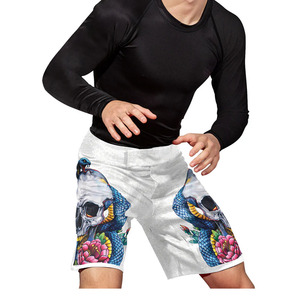 Premium Quality MMA <b>Shorts</b> 100% <b>Polyester</b> Fabric Elasticated Waist Customizable Sublimated Logo Quick Dry Martial Arts Wear - Product Image 4