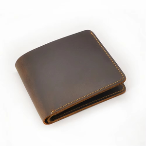 Portefeuille en cuir pour homme, nouvelle mode, vente en gros, fabrication en usine, léger, service OEM, personnalisable - Product Image 1