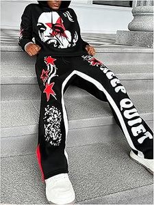 Conjunto de Sudadera con Capucha y Pantalones Deportivos de 2 Piezas para Hombre, con Estampado de Letras, Ropa Deportiva, Suministro del Fabricante - Product Image 2