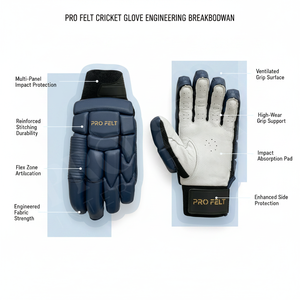 Accepted Private Label Cricket Batting <b>Gloves</b> for Men and Youth Durable PU Leather Palm Full Finger Protection Breathable <b>Gloves</b> - Product Image 2