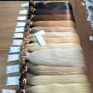 Extensions de cheveux humains à pointe kératine de haute qualité, pointe plate, cheveux Remy, double épaisseur, aspect naturel, en stock - Product Image 2