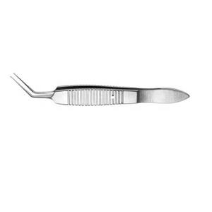 Pinzas Oftalmológicas Utrata de Calidad Premium con Mango Corto Dentado para Capsulorhexis Manual, Instrumentos de Acero Inoxidable - Product Image 3