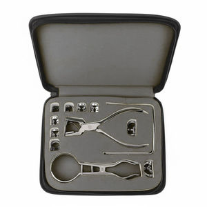 Kit de barrage en caoutchouc, pince perforatrice dentaire, forceps de serrage, instruments d'isolement endodontique en acier inoxydable CE pour dentistes - Product Image 5