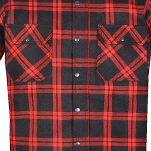 Wholesale 2026 Double Layered Aramid Reinforced Breathable <b>Flannel</b> Motorbike Riding Shirt Heavyweight Cotton Unisex Biker <b>Jacket</b> - Product Image 4