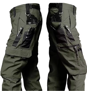 Pantalones Cargo Tácticos para Hombre, Pantalones de Senderismo para Exteriores, Ropa de Trabajo Utilitaria, Corte Holgado con Múltiples Bolsillos - Product Image 2