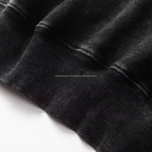 Sweat à capuche oversize délavé à l'acide personnalisable, 100% coton, look vintage lourd, qualité supérieure (fabricant 2026) - Product Image 3