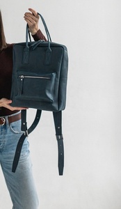 Sac à dos en cuir écologique spacieux pour femme, idéal pour l'extérieur, pour ordinateur portable, prix direct usine, sacs à dos en cuir fins - Product Image 6
