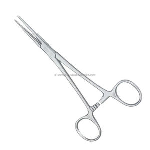 ชุดเครื่องมือผ่าตัดสแตนเลสแบบใช้ซ้ำได้ คีมคีบหลอดเลือดแดงแบบโค้งตรง รุ่น A-1 VERITAS คุณภาพสูง - Product Image 3