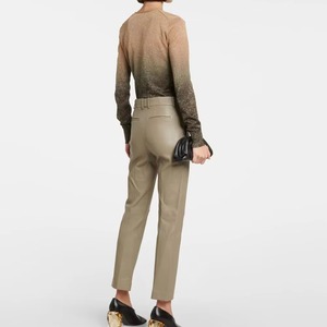 Pantalon en similicuir pour femme, taille haute, élégant, décontracté, moderne, en PU, pour un look chic - Product Image 2