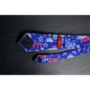 เนคไทเจ้าบ่าวสีคราม Bloom พร้อมด้วยกระเป๋าสี่เหลี่ยม - Product Image 4