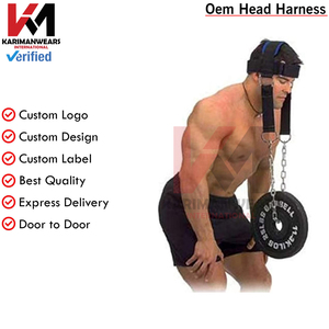 Neck <b>Training</b> Harness Men Women Gym Weightlifting Support <b>Strength</b> Workout Band OEM Supplier - Product Image 2