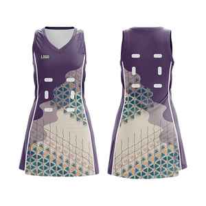 Hot Sale Women Breathable <b>Badminton</b> Uniform Sublimation Customized Netball <b>Badminton</b> Uniform for women - Product Image 4