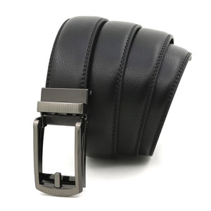 New <b>Men's</b> Automatic <b>Buckle</b> Click <b>Belt</b> Factory Split Leather <b>Belts</b> <b>for</b> <b>Men</b> Wholesale 14 Colors Stock <b>Belts</b> - Product Image 3