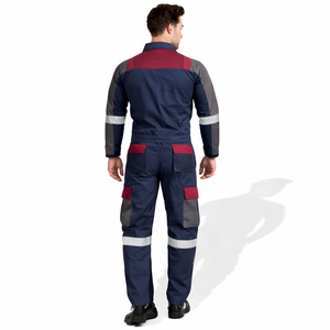Overol de Seguridad Industrial Personalizado, Antiestático, de Algodón, Uniforme de Trabajo, Ropa Protectora Resistente para la Industria de la Construcción - Product Image 4