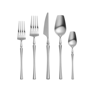 Elegante Juego de Cuchillos, Tenedores y Cucharas de Acero Inoxidable con Acabado Pulido para Bodas al Mejor Precio - Product Image 2