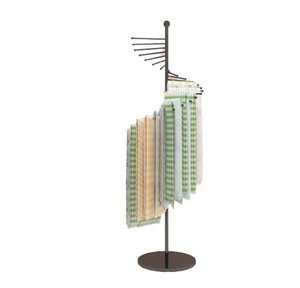 Espositore Moderno a Spirale per Sciarpe, Stand in Metallo per <span class=keywords><strong>Abbigliamento</strong></span> per Boutique e Mercati di Artigianato - Product Image 5