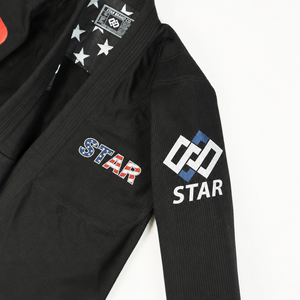 Kimono BJJ respirant en tissu perlé 450 GSM Star Sports avec logo personnalisé, broderie sur mesure, design pour équipes et clubs, uniforme d'académie, fournisseur - Product Image 3