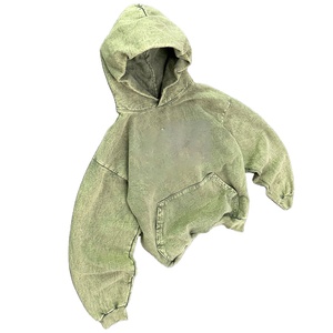 Diseño personalizado de alta calidad lavado ácido hombres sudaderas con capucha vendedor superior ligero cómodo Casual de talla grande hombres lavado ácido sudaderas con capucha 2025 - Product Image 3