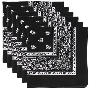 Bandana en toile de coton et polyester personnalisée en gros, imprimé ancre, écharpe écologique sérigraphiée, fabricant OEM ODM Hip Hop - Product Image 3