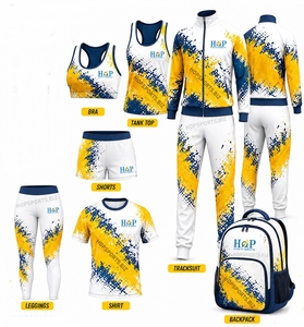 Ropa de Práctica para Equipos de Baile Deportivo, Chaqueta y Leggings de Animadoras, Uniformes de Animadoras Personalizados, Conjuntos Deportivos para Calentamiento - Product Image 1