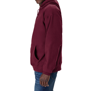 Sudadera con Capucha para Hombre, Color Sólido, Corte Regular, Felpa de Algodón, Informal, para Otoño, con Bolsillo Delantero y Capucha con Cordón Ajustable - Product Image 4