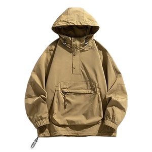 แจ็กเก็ตกันลมสำหรับผู้ชายกันน้ำน้ำหนักเบามีซิปเป็นมิตรกับสิ่งแวดล้อม - Product Image 2