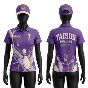 Womens <b>Bowling</b> Jersey Dress 180 GSM Polyester Spandex Blue White Side Panel Moisture Wicking Sublimation Logo Premium Fit - Product Image 5