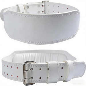 Ceinture de musculation en cuir de vachette, service OEM, prix d'usine, soutien lombaire, robuste, respirante, équipement d'entraînement de force - Product Image 2
