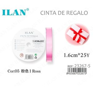 Il nastro regalo rosa da 1,6 cm x 25Y per confezioni - Product Image 1