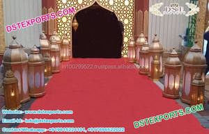 Latest Golden Large Fiber Moroccan Lamps Wedding Stage <b>Decor</b> Fiber Moroccan Lamps Moroccan Lamps for Wedding <b>Mehndi</b> Function USA - Product Image 6