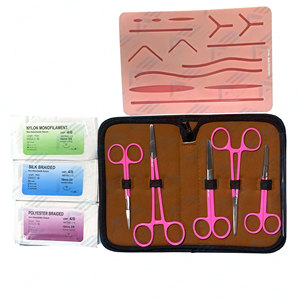 Medical Students' Suture <b>Practice</b> and Teaching Skin <b>Pad</b> Kit Medic Instruments Stainless Steel Suture Kit - Product Image 1