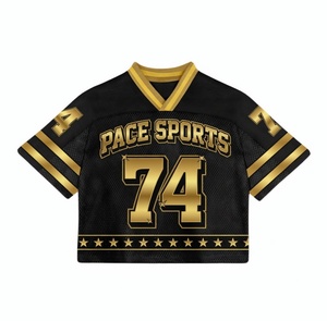 Camiseta de Fútbol Americano Personalizada, 100% Poliéster, Tejido de Malla, Transpirable, Diseño Sublimado, para Verano - Product Image 6