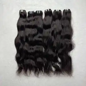 Vietnamese Hair Unprocessed Virgin Natural Wavy Hair Human Extensions Double Drawn Hair To Make Wigs | Directly Factory Price
