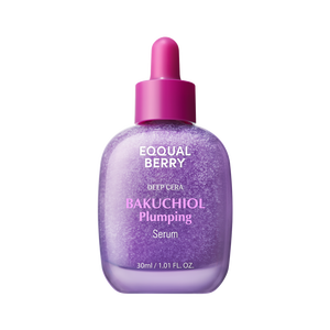 Sérum visage repulpant anti-âge à base de plantes Equalberry avec Bakuchiol - Product Image 1
