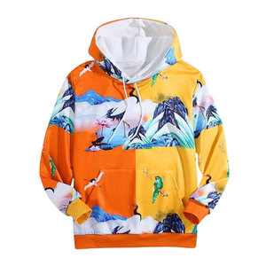 Sweat à capuche personnalisé confortable pour homme, imprimé à l'écran, manches longues, respirant, en vente en ligne - Product Image 1