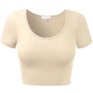 Camiseta de algodón lavado suave a la moda para mujer, top de algodón moderno y elegante para el día a día, camiseta gráfica cómoda de algodón grueso para mujer - Product Image 5