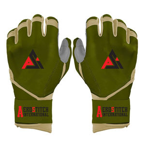 Gants de frappe de baseball en cuir véritable de qualité supérieure, très demandés, antidérapants, légers, pour jeunes et adultes, avec paume en liège - Product Image 1