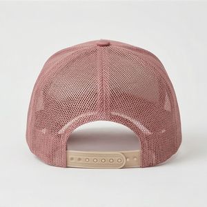หมวกเบสบอลทรง Trucker สี Dusty Rose คุณภาพเยี่ยม ขายส่ง ทรงปกติ ใส่ได้ทั้งชายและหญิง เหมาะสำหรับฤดูร้อน สไตล์สุภาพบุรุษ A1 เสื้อผ้าลำลองที่ดีที่สุด - Product Image 2