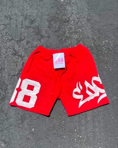 Conjunto de Camiseta y Pantalones Cortos con Logotipo Personalizado, de Alta Calidad, para Hombre, en Algodón, con Estampado Digital, Corte Cuadrado - Product Image 6