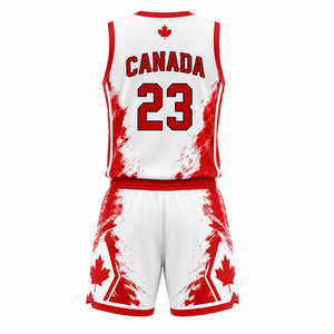 Conjunto de Uniforme de Baloncesto Personalizado, Sublimado, Transpirable, de Malla, sin Mangas, Ropa Deportiva para Hombres Adultos, Uniforme de Equipo - Product Image 3