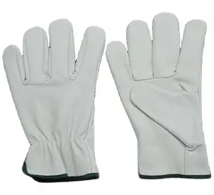 Construction Heavy Duty Industries Gants de travail de protection Cow Buff Goat Grain Leather Ignifuge pour la conduite Heavy Duty - Product Image 1