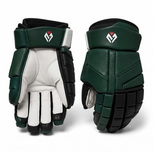 Guantes de Hockey sobre Hielo de Cuero de Alta Calidad, Más Vendidos, Ligeros, Antideslizantes, con Cierre de Gancho y Bucle, Color y Logotipo Personalizables - Product Image 5