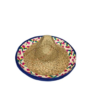 Vietnam Manufacture Large Bord Tapis Chapeau De Paille Logo Personnalisé Chapeau De Cowboy pour Hommes Femmes Pêche Plage Surf Sauveteur-pour Garçons - Product Image 1