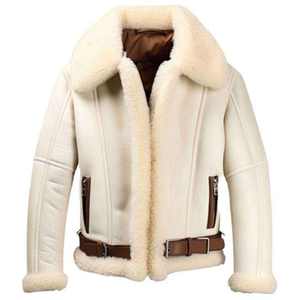 Veste à capuche en cuir véritable tendance, imperméable, coupe-vent, chaude, de haute qualité, design en peau de mouton, grande taille, fermeture éclair, pour hommes, vente chaude - Product Image 5
