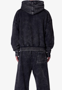 Sweat-shirt à capuche imprimé pour homme, coupe classique, couleur unie, 100% coton, tissu molletonné français, vêtement décontracté, style hiver, poche, écologique - Product Image 4