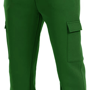 กางเกงวอร์มเอวสูงสำหรับผู้หญิง รุ่นปี 2026 ออกแบบเองได้ ผ้าฟลีซลำลองสำหรับเล่นกีฬา มีกระเป๋า กางเกงขายาวผู้หญิง - Product Image 2