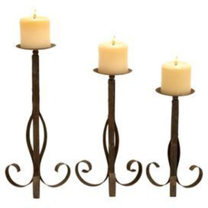 Porte-bougie conique en métal noir motif lune pour la décoration de table de Noël et de fêtes à la maison - Product Image 6