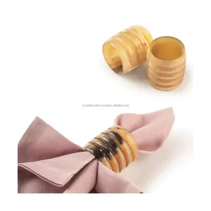 ที่ใส่กระดาษทิชชู่รูปเขาควายที่ใส่ผ้าเช็ดปากที่ใส่กระดาษทิชชู่สีธรรมชาติสำหรับตกแต่งร้านอาหาร - Product Image 1